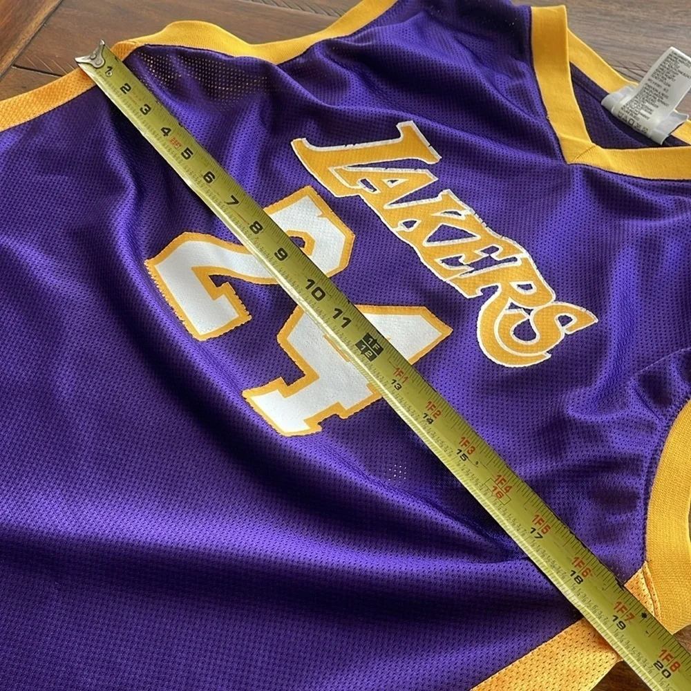 Vintage NBA Lakers Kobe Bryant Number 24 Mesh basketball Jersey XXL (18) - Picture 10 of 10